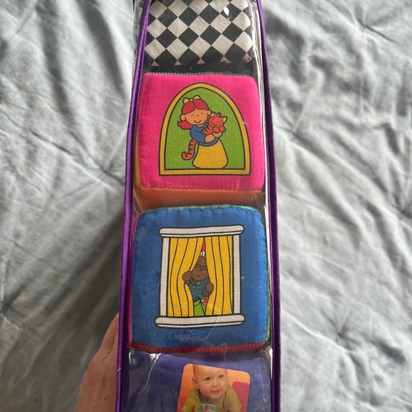 IQ Baby Knock Knock Blocks Toy Building Soft - Picture 3 of 5